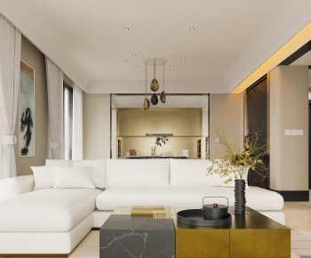 Modern A Living Room-ID:802794938