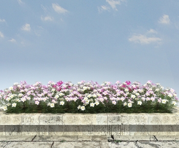 Modern Flowers And Grass-ID:318264015