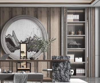 New Chinese Style Study Space-ID:879676108