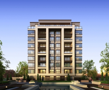 Modern Residential Building-ID:694479966