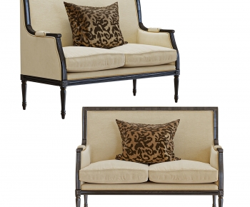 Simple European Style A Sofa For Two-ID:381545074