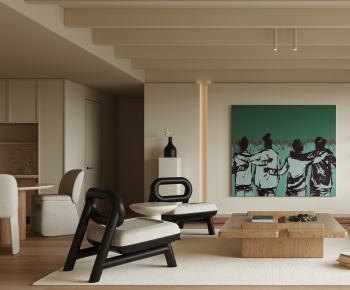 Modern A Living Room-ID:214409117