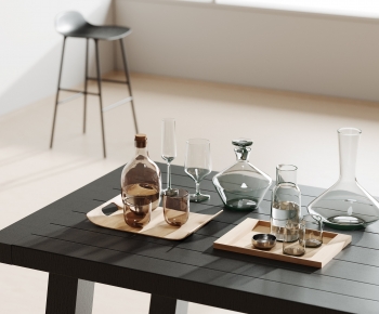 现代玻璃茶具组合-ID:789480922