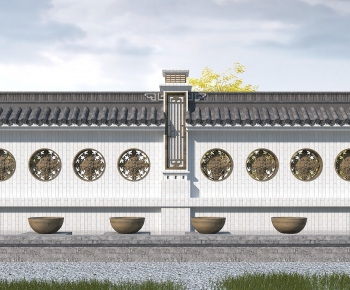 Chinese Style Landscape Wall-ID:241934068