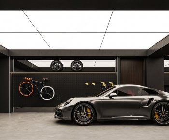 Modern Underground Garage-ID:734889985