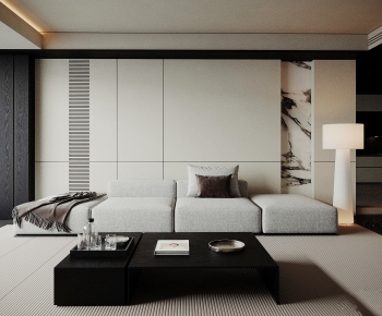 Modern A Living Room-ID:984855896