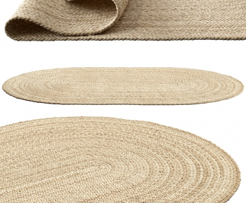 Wabi-sabi Style Circular Carpet-ID:824511118