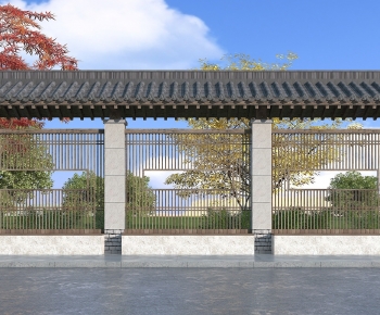 Chinese Style Public Building-ID:212447884
