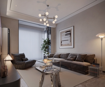 Modern A Living Room-ID:489856008