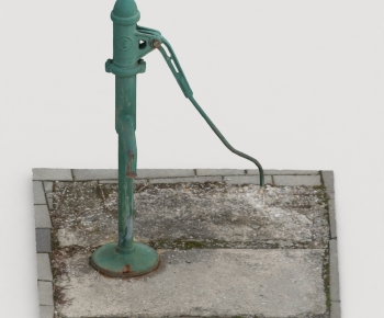 现代户外绿色抽水器-ID:824219941