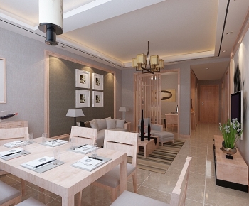 Japanese Style Dining Room-ID:352668056