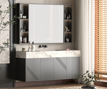 Modern Bathroom Cabinet-ID:532694107