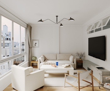 Modern A Living Room-ID:675396929