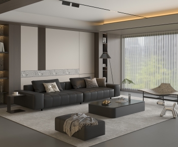 Modern A Living Room-ID:960371973