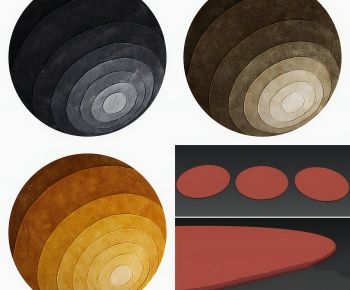 Modern Circular Carpet-ID:212402111