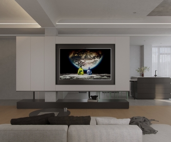 Modern A Living Room-ID:785494097