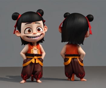 现代哪吒手办摆件-ID:396810051