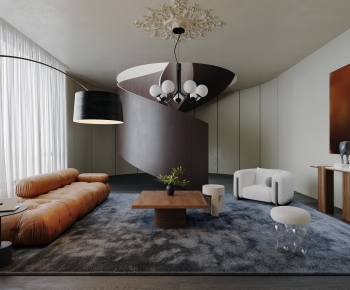 French Style A Living Room-ID:520397904