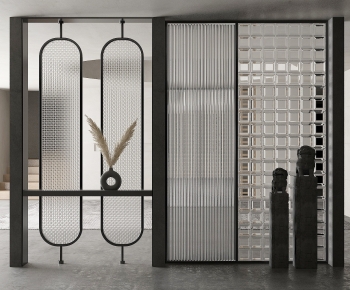 Modern Glass Screen Partition-ID:712129125
