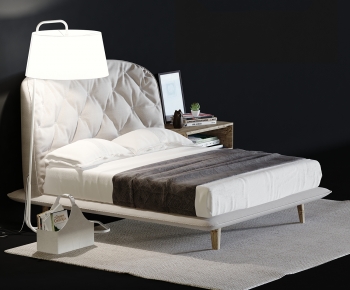 Modern Double Bed-ID:936376099