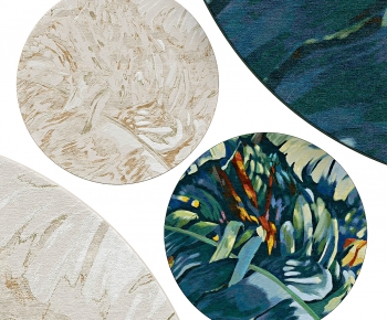 Modern Circular Carpet-ID:738790997