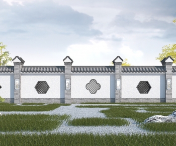 Chinese Style Landscape Wall-ID:339360956