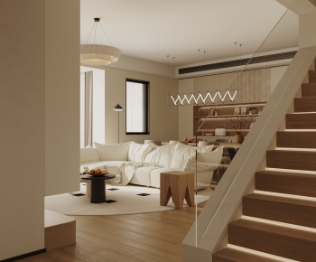 Modern A Living Room-ID:413661005