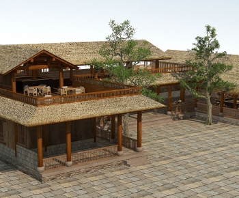 Chinese Style Ancient Architectural Buildings-ID:243961109