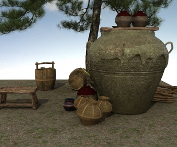 New Chinese Style Garden-ID:687780462