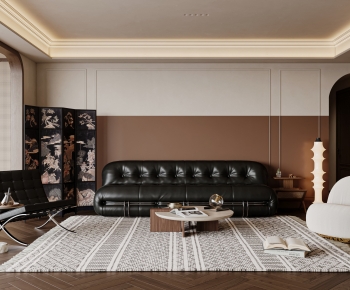 French Style A Living Room-ID:397870533