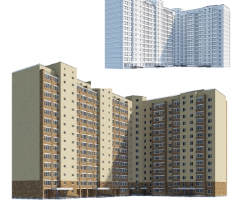 Modern Residential Building-ID:159209014