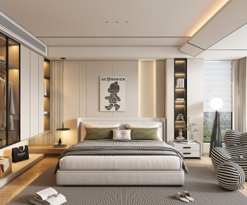 Modern Bedroom-ID:261102913