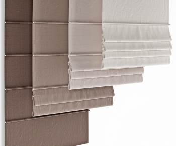 New Chinese Style Roman Curtain-ID:458975084