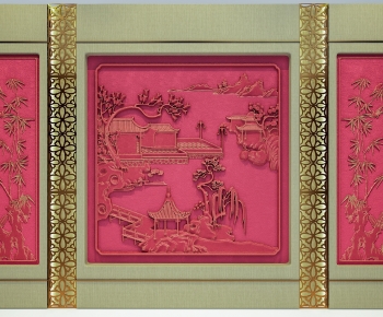 New Chinese Style Wall Panel-ID:172862055