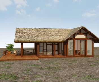 New Chinese Style Building Appearance-ID:762301926