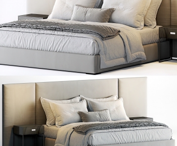 Modern Double Bed-ID:521600014