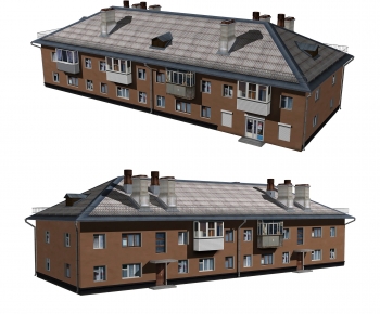 European Style Residential Building-ID:548492912