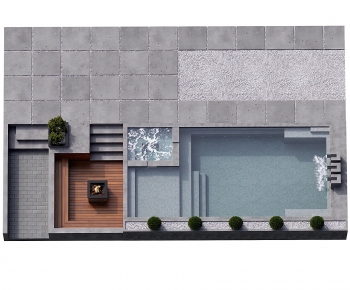 Modern Swimming Pool-ID:645471105