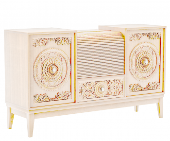 French Style Side Cabinet-ID:554987911