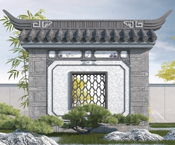 Chinese Style Landscape Wall-ID:576429422