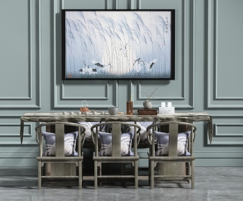 New Chinese Style Tea Tables And Chairs-ID:717663055