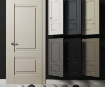 Simple European Style Single Door-ID:727567913