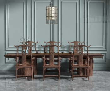 New Chinese Style Tea Tables And Chairs-ID:123658908