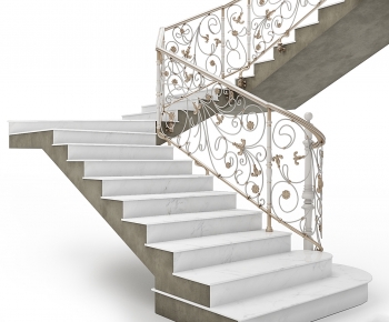 Simple European Style Staircase-ID:915640128