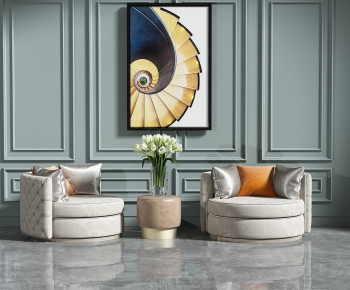 Modern Single Sofa-ID:502527007