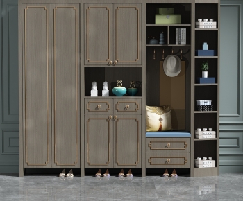 New Chinese Style Shoe Cabinet-ID:326987981