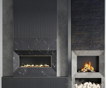 Modern Fireplace-ID:129314907