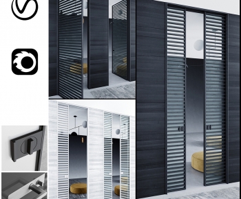 Modern Sliding Door-ID:613152034