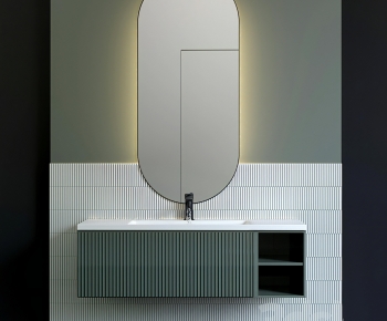 Modern Bathroom Cabinet-ID:741408116