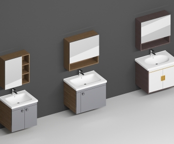 Modern Bathroom Cabinet-ID:662276033
